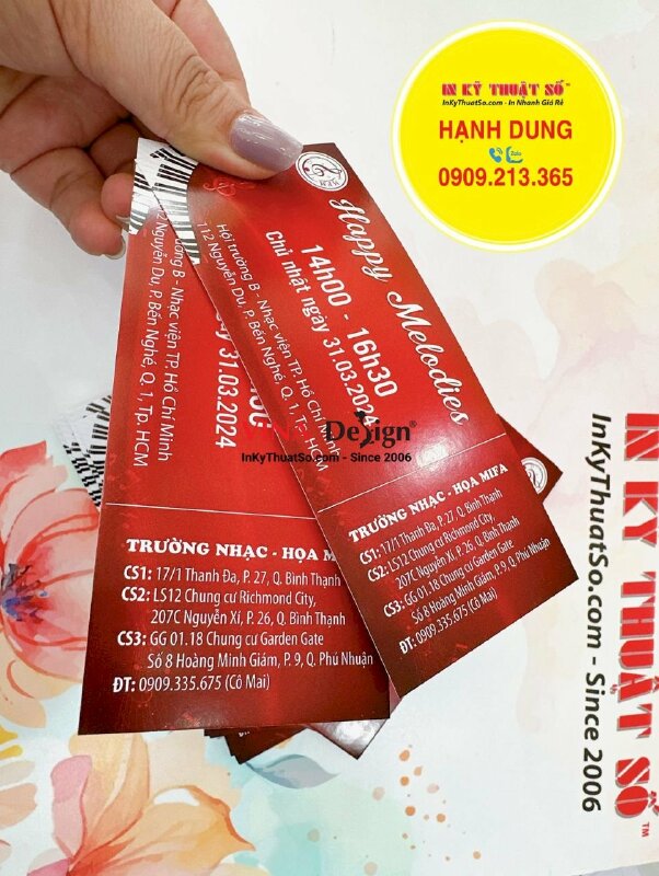 In vé sự kiện chương trình biểu diễn piano cho trường nhạc họa - INKTS1322