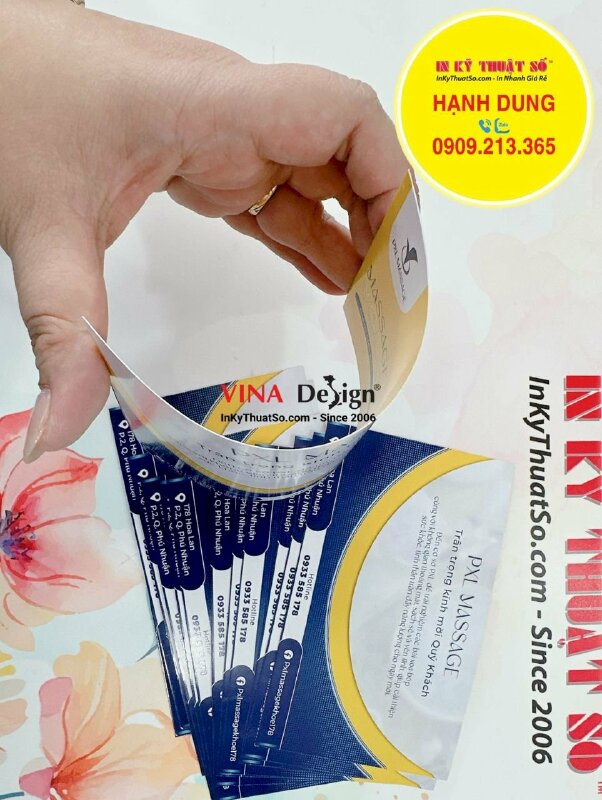In voucher massage spa số lượng ít, in nhanh voucher - INKTS1450