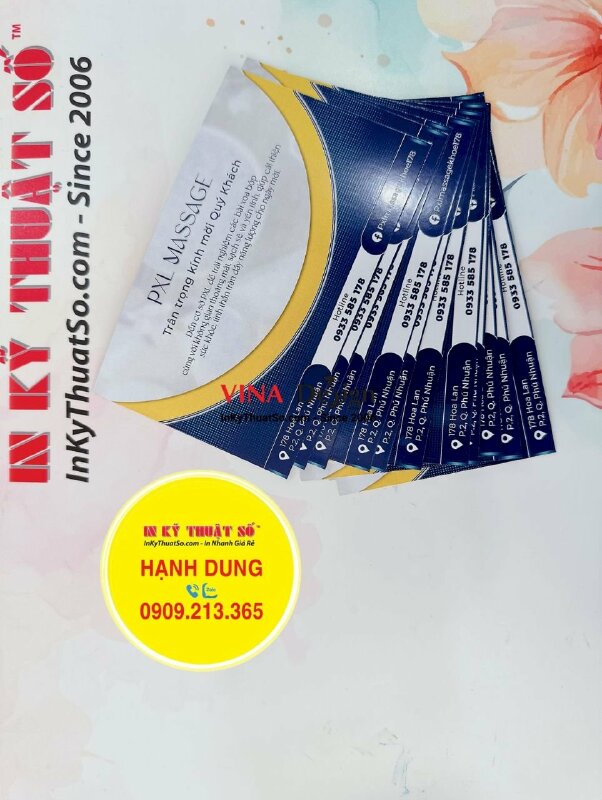 In voucher massage spa số lượng ít, in nhanh voucher - INKTS1450