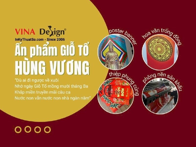 Top dịch vụ in ấn ngày Giỗ Tổ Hùng Vương mùng 10 tháng 3 âm lịch tại In Kỹ Thuật Số Since 2006