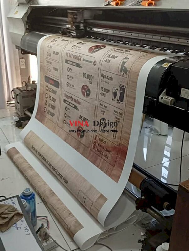 Tranh trang trí quán bún quậy Phú Quốc, in Canvas mực dầu mờ hình món ăn, kể câu chuyện thương hiệu - INKTS3373