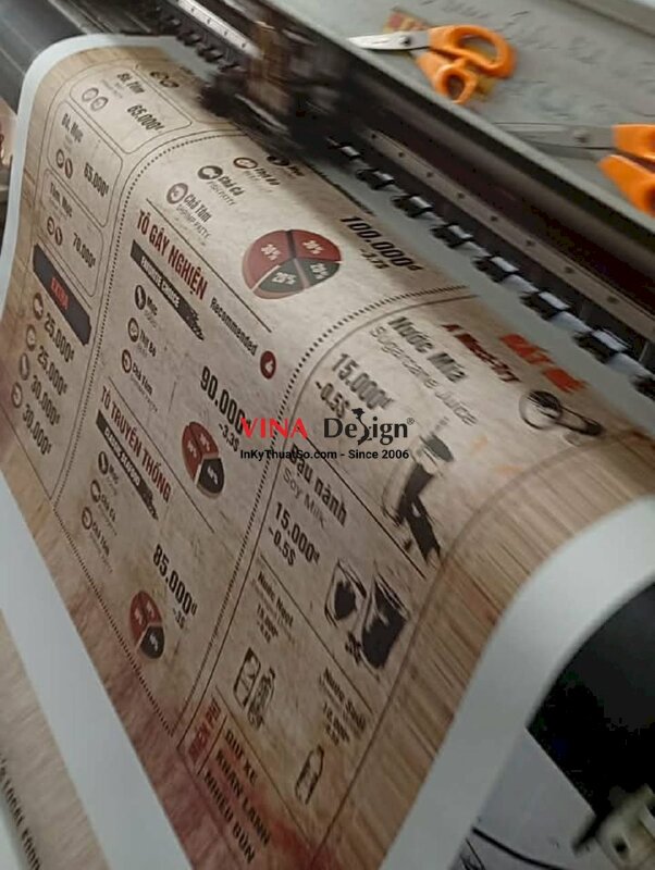 Tranh trang trí quán bún quậy Phú Quốc, in Canvas mực dầu mờ hình món ăn, kể câu chuyện thương hiệu - INKTS3373