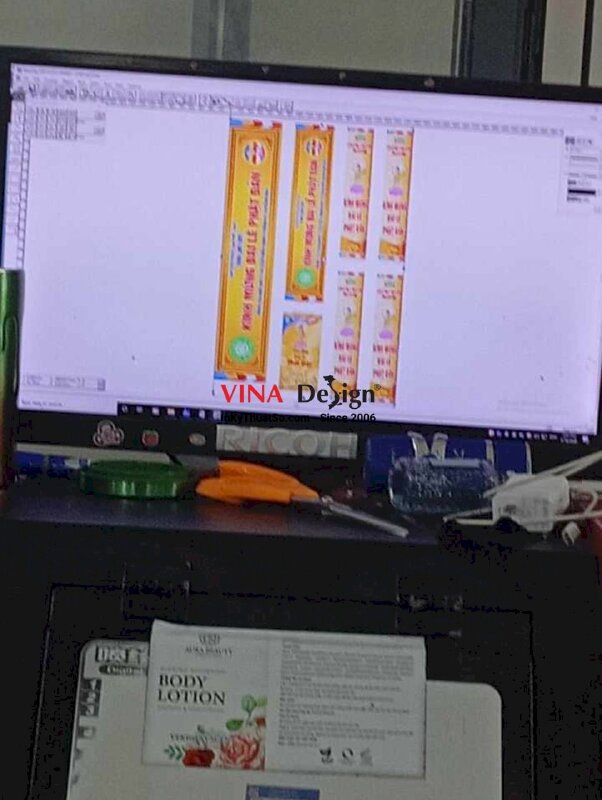 In banner Kính Mừng Đại Lễ Phật Đản, băng rôn Phật Đản bạt hiflex - INKTS3105