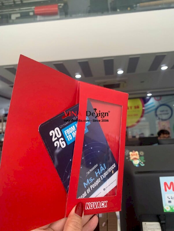 In bao thư cửa sổ kính đựng tờ brochure công ty sơn công nghiệp - INKTS3785
