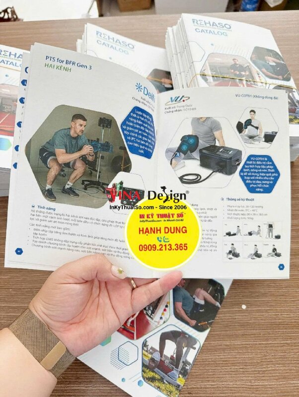 In cuốn Catologue giới thiệu sản phẩm máy móc thiết bị hồi phục chức năng trong y khoa - INKTS3806