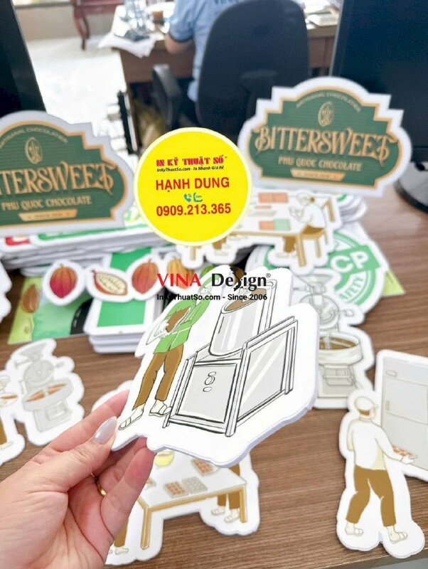 In mô hình trang trí quy trình sản xuất Socola Phú Quốc, in Formex, hàng gửi từ TPHCM đi Phú Quốc - INKTS3792