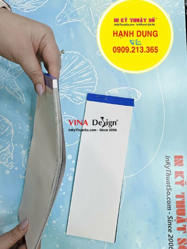 In phiếu mua hàng đóng cuốn, in cuốn voucher cho đại lý phân phối - INKTS867