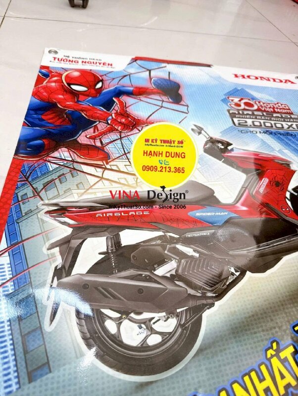 In PP mực dầu giới thiệu sản phẩm mới poster cho hệ thống Head Honda - INKTS3802
