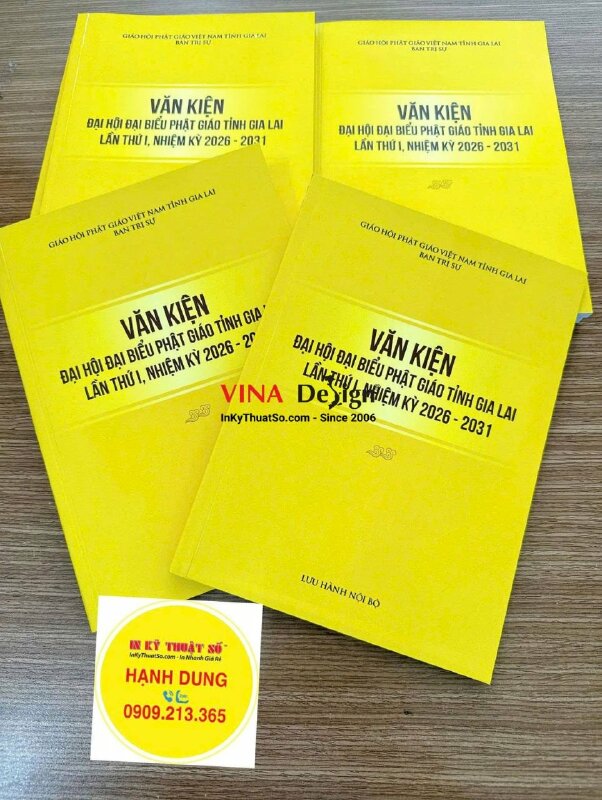In quyển văn kiện đại hội đại biểu Phật giáo tỉnh, bản lưu hành nội bộ - INKTS3794