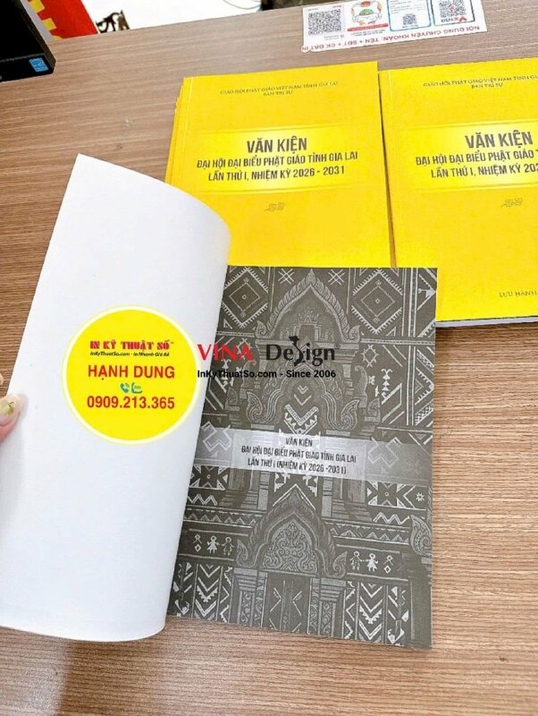 In quyển văn kiện đại hội đại biểu Phật giáo tỉnh, bản lưu hành nội bộ - INKTS3794