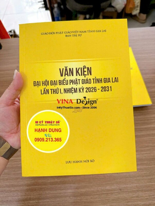 In quyển văn kiện đại hội đại biểu Phật giáo tỉnh, bản lưu hành nội bộ - INKTS3794