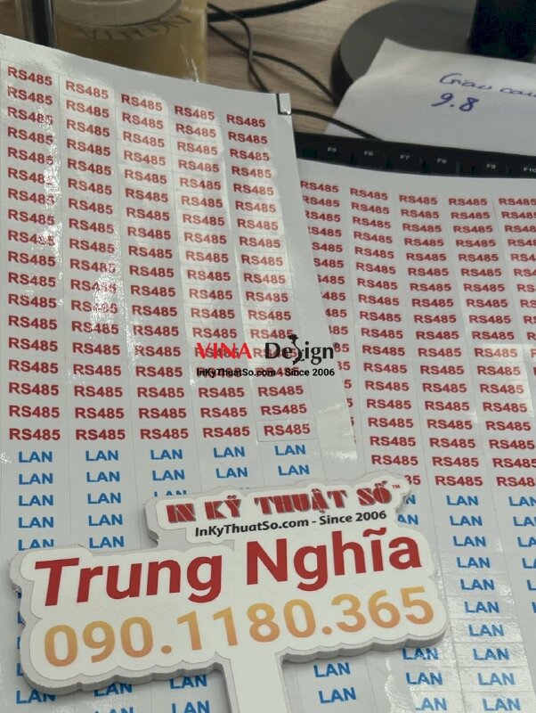 In tem nhãn in kỹ thuật số - INKTS511