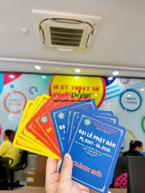 In thẻ ban tổ chức Đại Lễ Phật Đản Vesak - INKTS517