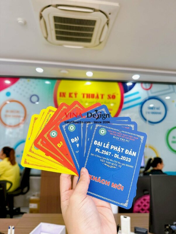 In thẻ ban tổ chức Đại Lễ Phật Đản Vesak - INKTS517