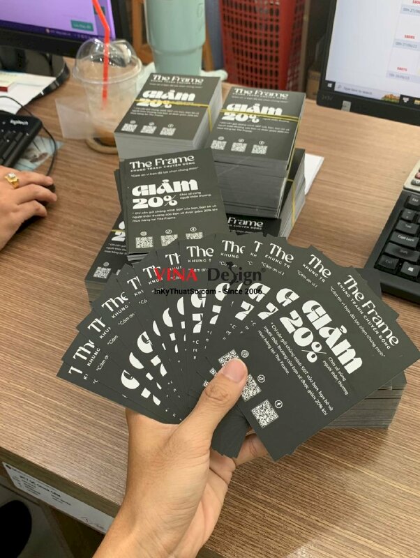 In thẻ giảm giá cho shop, cửa hàng đẹp giá rẻ - INKTS393