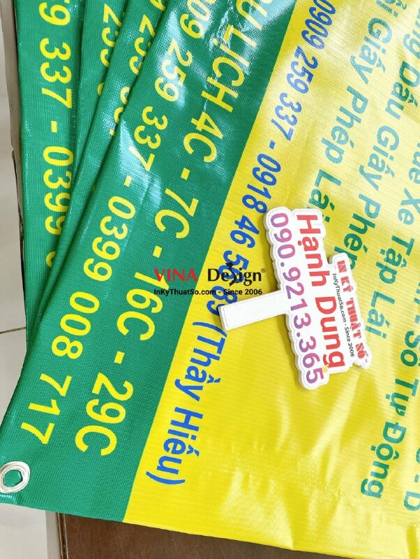 In banner quảng cáo trung tâm đào tạo lái xe - INKTS681