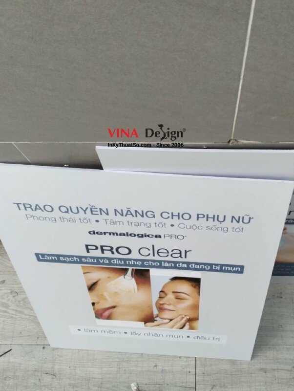 In Formex 1 mặt, gắn mốc treo quảng cáo spa làm đẹp - INKTS357