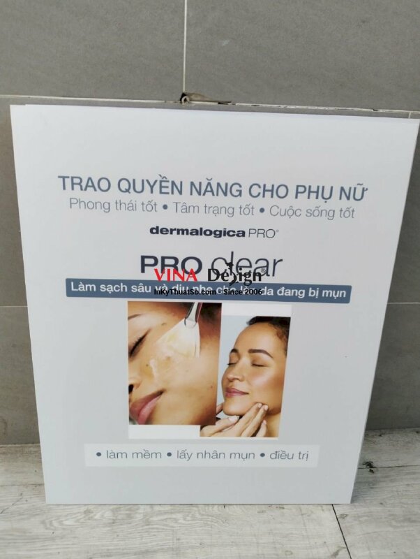In Formex 1 mặt, gắn mốc treo quảng cáo spa làm đẹp - INKTS357