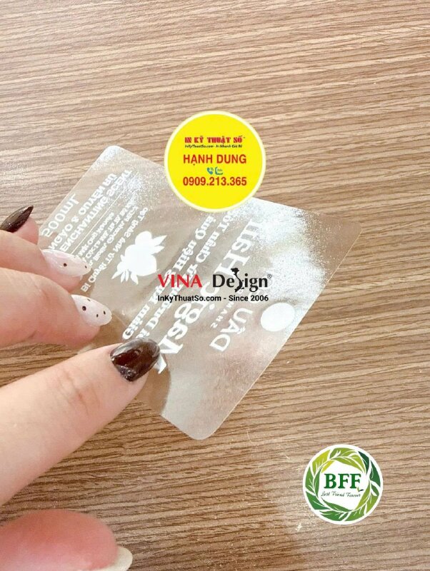 In tem Decal trong dán Bộ dầu gội Magic Hair dán mặt trước & sau chai nhựa 500ml - INKTS3814