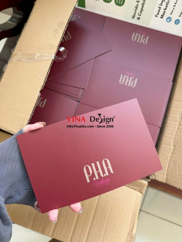 In thank you card shop hàng kí gửi, in offset số lượng lớn card cảm ơn - INKTS3809