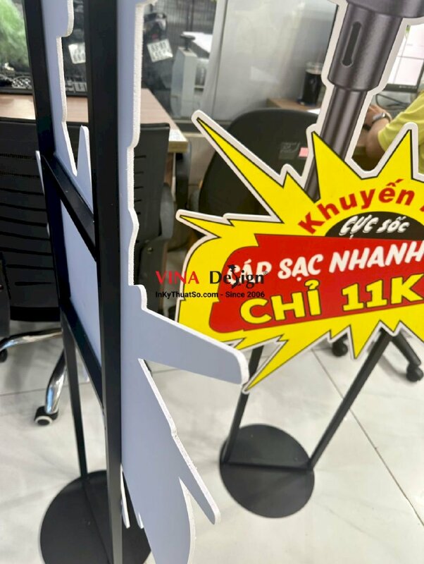 Chân standee ngoài trời mô hình sản phẩm quảng cáo khuyến mãi - INKTS892