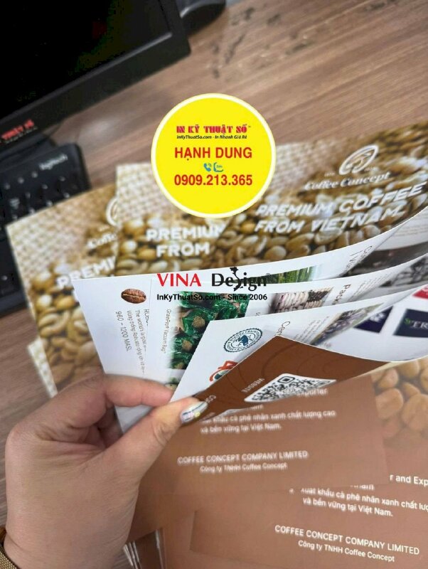 In Catalogue giới thiệu sản phẩm cà phê Việt Nam - INKTS22