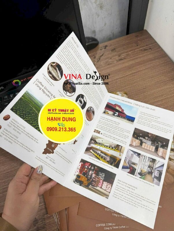 In Catalogue giới thiệu sản phẩm cà phê Việt Nam - INKTS22