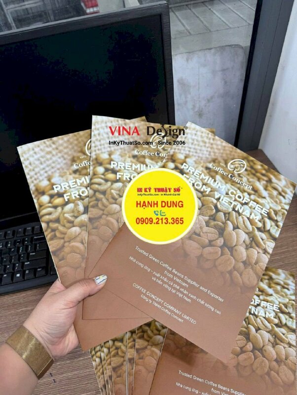 In Catalogue giới thiệu sản phẩm cà phê Việt Nam - INKTS22