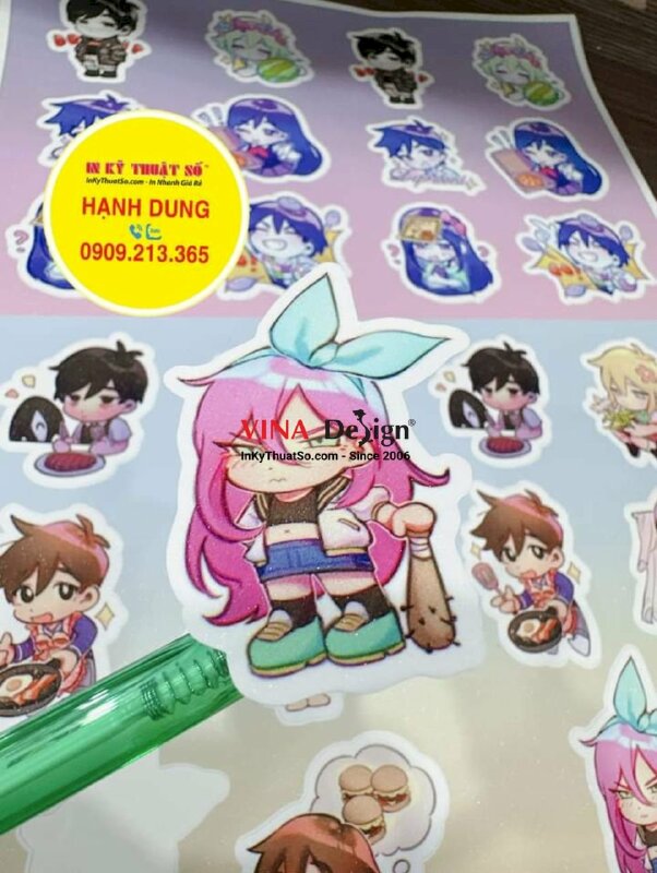 In sticker Aubrey Omori, sticker nhân vật Omori trò chơi nhập vai kinh dị tâm lý - INKTS857