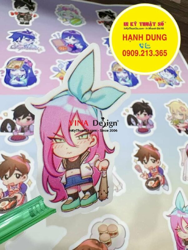 In sticker Aubrey Omori, sticker nhân vật Omori trò chơi nhập vai kinh dị tâm lý - INKTS857