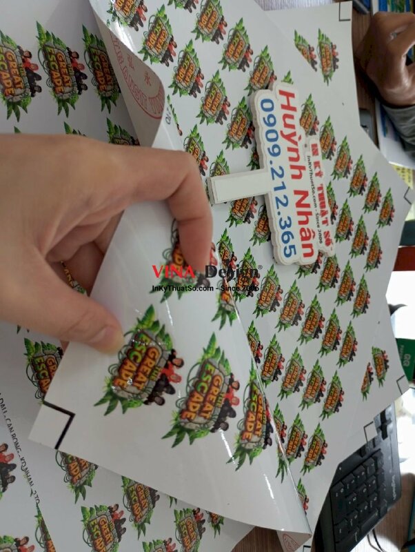 In sticker blockchain game, in sticker theo chủ đề game - INKTS863