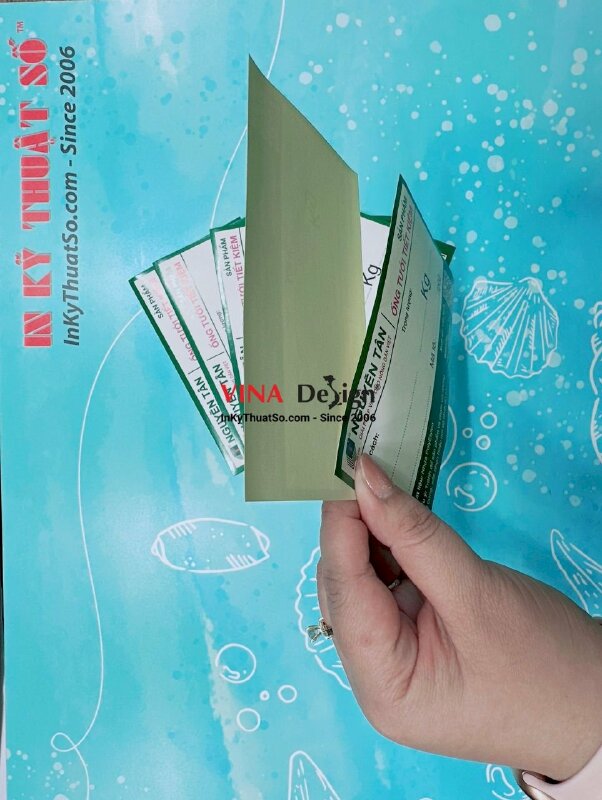 In tem nhãn giấy dán sản phẩm ống tưới tiết kiệm - INKTS1008