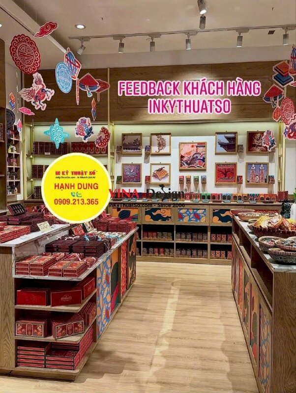 In tranh Canvas linh vật hoa văn Đại Việt, đóng khung viền gỗ treo tường - INKTS3856