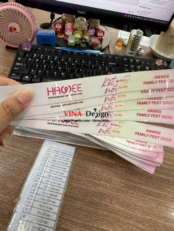 In vòng tay PP, vòng tay sự kiện ngày hội gia đình Family Fest cho hội nữ doanh nhân TPHCM - INKTS3834