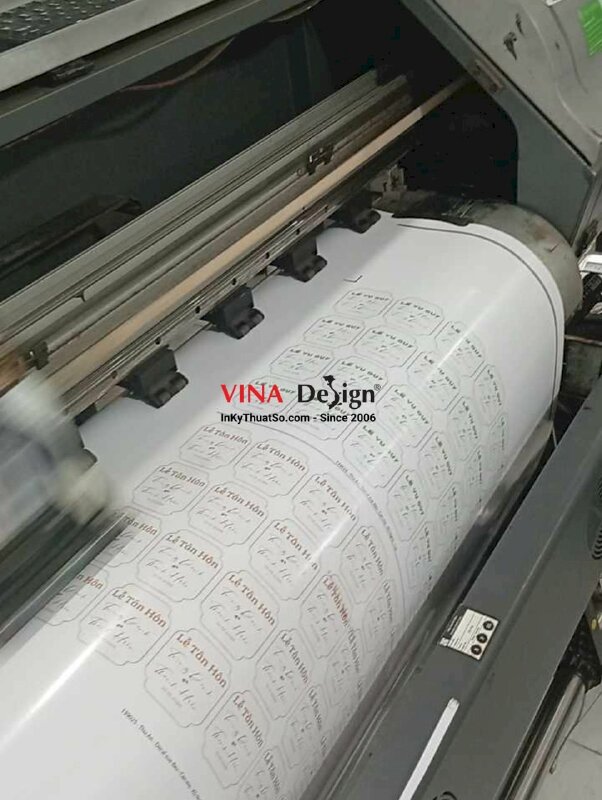 Tem dâu rể dán chai nước suối bàn gia tiên, tem decal sữa cán mờ, bế theo viền - INKTS3847