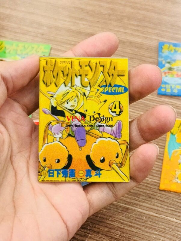 Thẻ trò chơi Mica trong 2li in UV, in đậm với 3 lớp mực in - INKTS3859