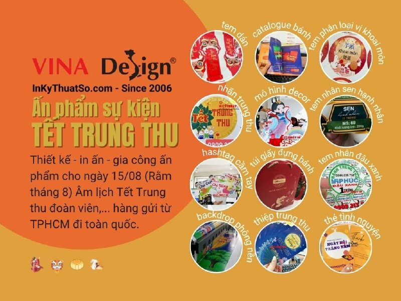 Top dịch vụ in ấn Trung Thu, Tết Đoàn viên, Tết Thiếu nhi, Mid-Autumn Festival cùng In Kỹ Thuật Số Since 2006