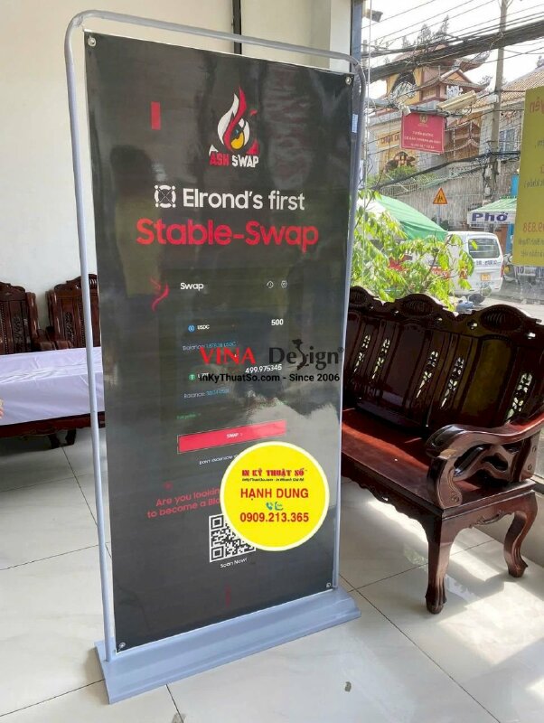 Chân Khung cửa sổ 80cm x 180cm màu nhôm - INKTS57