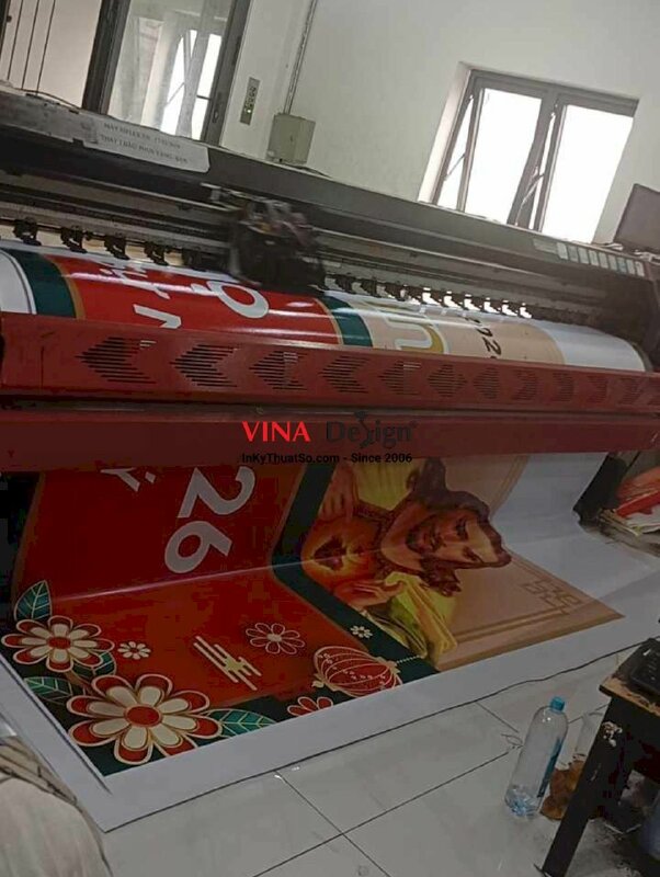 In băng rôn, Background tết Công giáo, in bạt hiflex mực dầu khổ lớn - INKTS3868