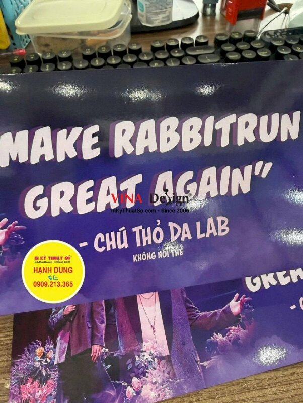 In banner cổ vũ concert, show diễn, offline fanmeeting nhóm nhạc Việt Nam - INKTS3879