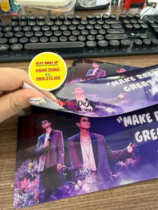 In banner cổ vũ concert, show diễn, offline fanmeeting nhóm nhạc Việt Nam - INKTS3879
