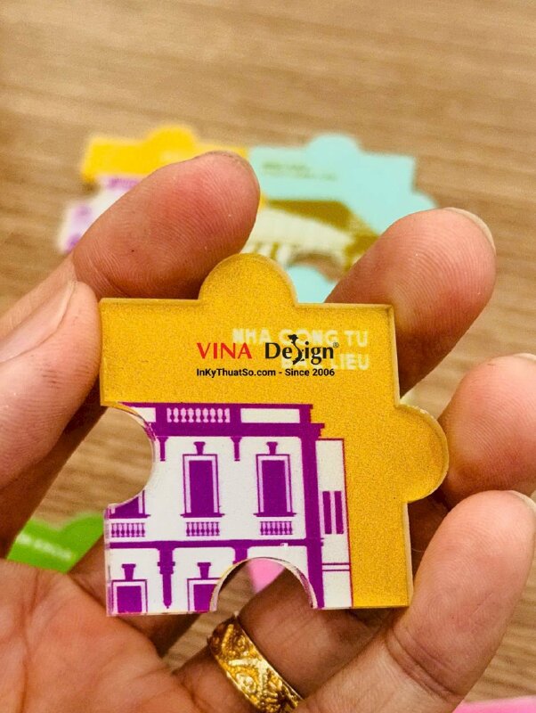 In Mica Puzzle trò chơi ghép hình, xếp hình, in UV trong 3li, lót trắng nền - INKTS3873