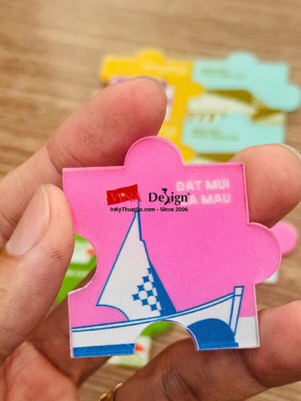 In Mica Puzzle trò chơi ghép hình, xếp hình, in UV trong 3li, lót trắng nền - INKTS3873