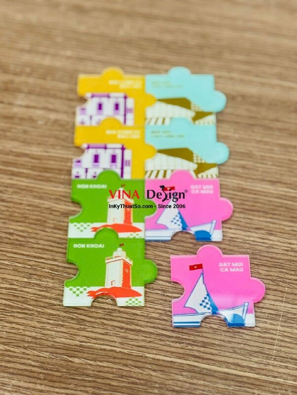In Mica Puzzle trò chơi ghép hình, xếp hình, in UV trong 3li, lót trắng nền - INKTS3873