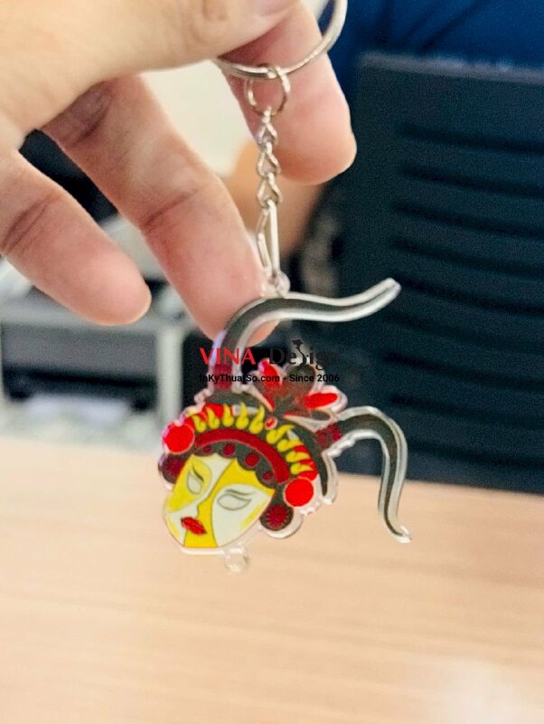 In móc khóa Mica hình nhân vật Trung Hoa - INKTS3871