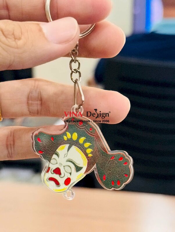 In móc khóa Mica hình nhân vật Trung Hoa - INKTS3871