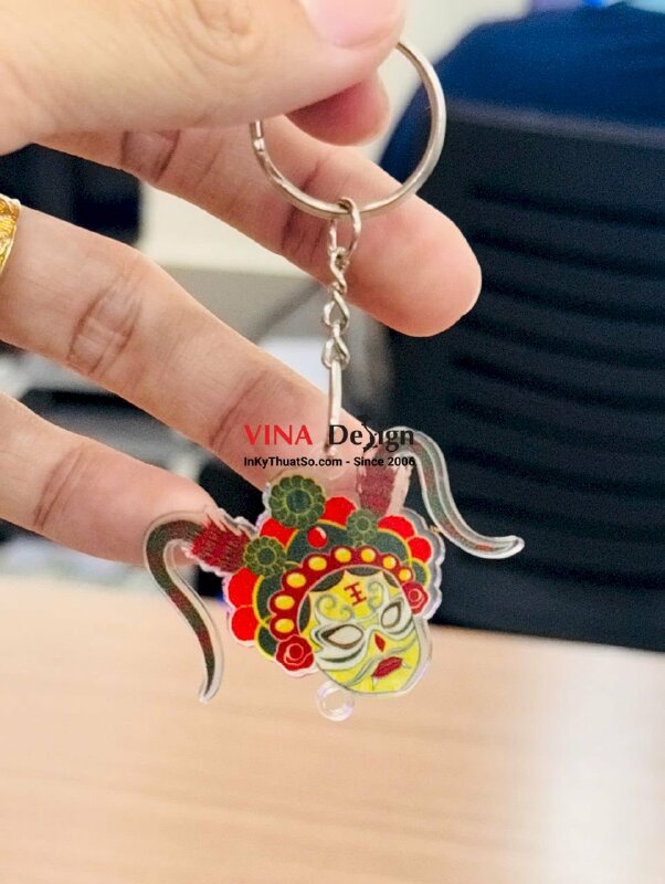 In móc khóa Mica hình nhân vật Trung Hoa - INKTS3871