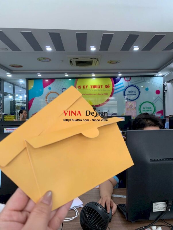 In phong bì thư Thành Kính Cúng Dường cho nhà Chùa - INKTS3867