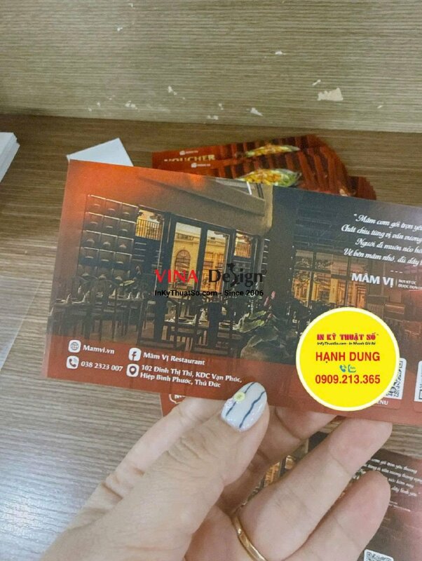 In voucher cho nhà hàng ẩm thực 3 miền, tặng món ăn cho thực khách - INKTS3888