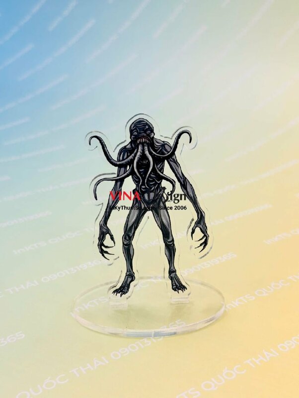 Làm standee Mica in UV, mô hình để bàn trưng bày, nhân vật hoạt hình tiểu thuyết Characters - INKTS3877